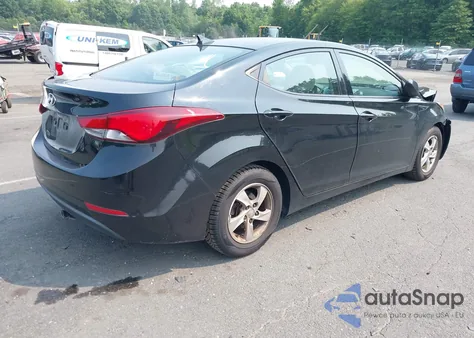 2014 Hyundai Elantra Se from USA, damaged, VIN 5NPDH4AEXEH449479